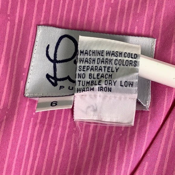 Vintage Lilly Pulitzer Anna Stemware Daisy V-neck sleeveless dress size 6 EUC - Picture 6 of 14